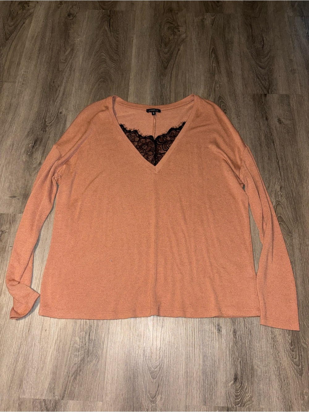 Dynamite | Pink Lace Longsleeve
